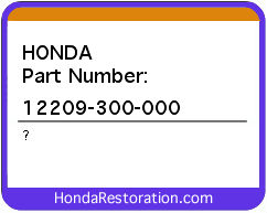 HONDA NOS OEM ? - 12209-300-000>
	
<div itemprop=