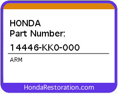 HONDA NOS OEM ARM - 14446-KK0-000>
	
<div itemprop=