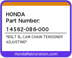 HONDA NOS OEM BOLT B - 14562-086-000>
	
<div itemprop=