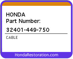 HONDA NOS OEM CABLE&nbsp;-&nbsp;32401-449-750>
	
<div itemprop=