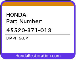 HONDA NOS OEM DIAPHRAGM - 45520-371-013>
	
<div itemprop=
