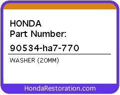 HONDA NOS OEM WASHER (20MM) - 90534-ha7-770>
	
<div itemprop=